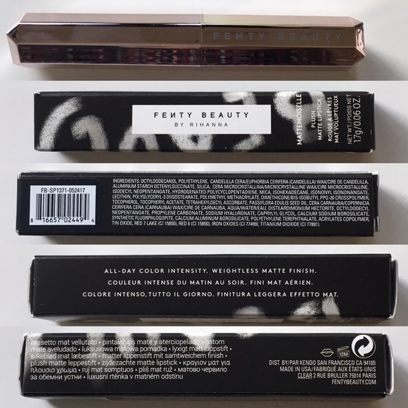 Fenty Beauty Mattemoiselle Lipstick In Madamn Nwt